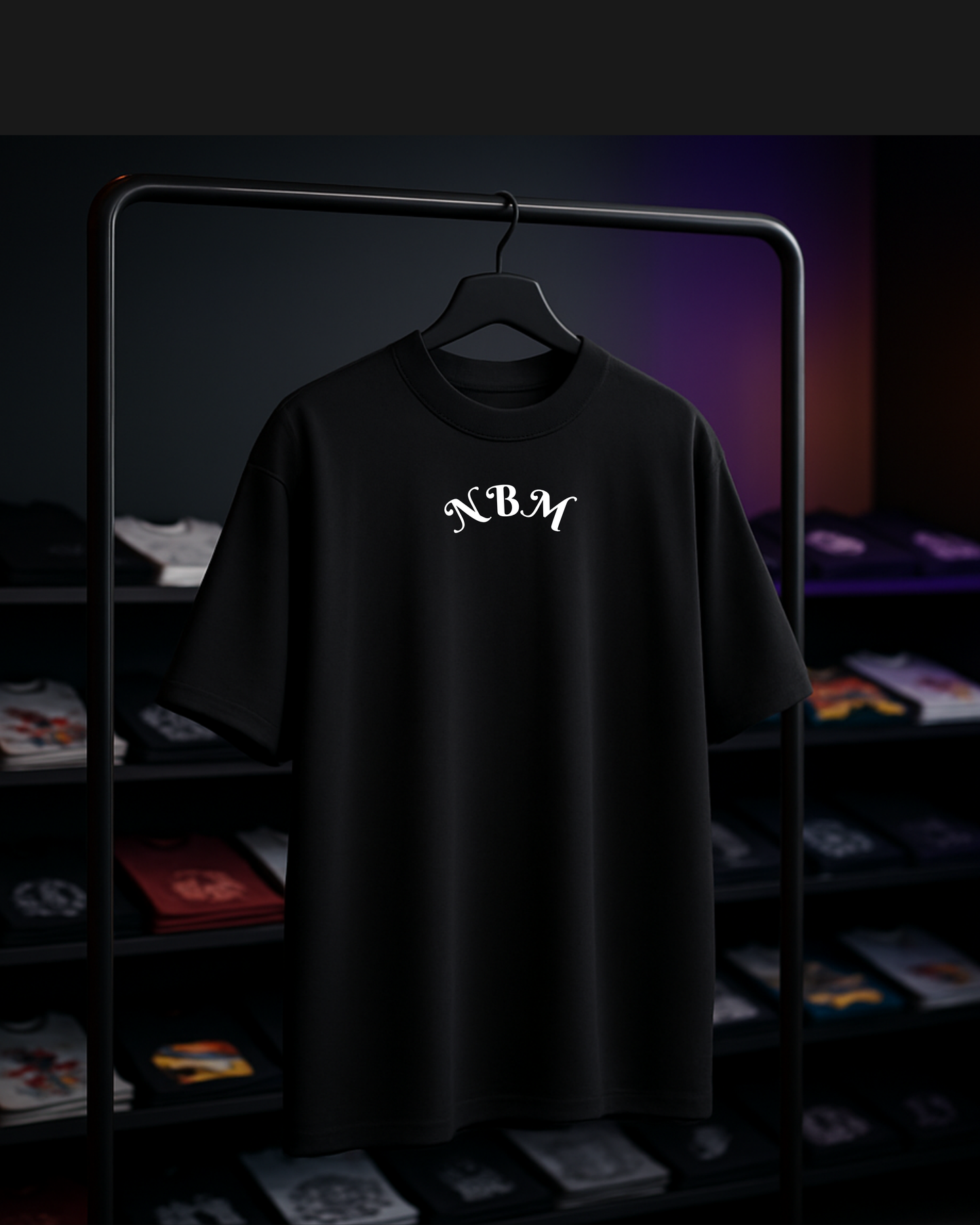 Camiseta Oversize Classic Signature – Estilo Atemporal